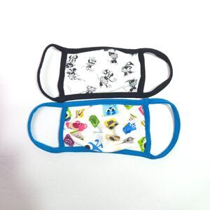 Disney Store Youth Face Masks Lot 2 Minnie Mouse Pixar Size M Medium